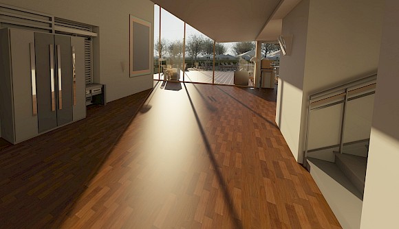 Vloerverwarming onder PVC