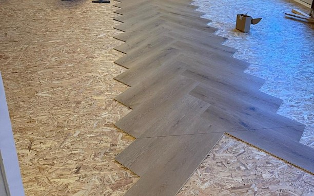 installatie pvc-laminaat